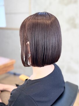 ポルム パプリカ(polum paprika) 大人ツヤ髪ナチュラルミニボブ切りっぱなし小顔20代30代40代