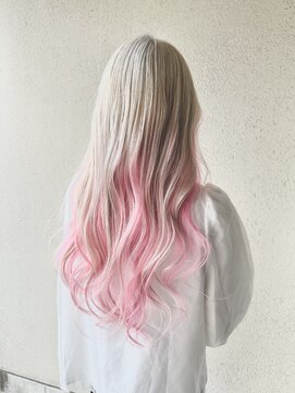 デュオ(DUO) ホワイトブリーチ + インナーピンク