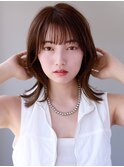 大人可愛い20代30代40代◎セミディシアーカラー魅力倍増しカール