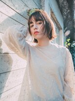 エーバイフー 江坂店(A BY WHO)&nbsp;A BY WHO江坂/大人切りっぱなしボブ/透明感カラー