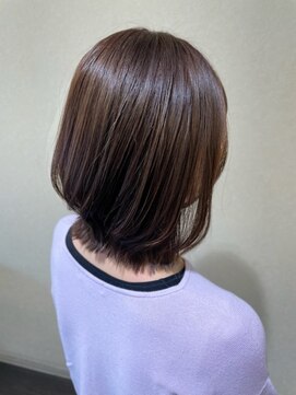 スーパーカット 元町店(SUPER CUT) 切りっぱなし レイヤーボブ 質感再整 髪質改善 くびれ外ハネ
