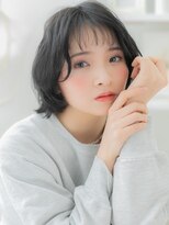 モッズヘア 越谷(mod's hair)&nbsp;■アッシュブラック大人ガーリーマッシュパーマ23越谷20代30代