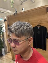 ビフェアリー(bi fairy)&nbsp;メンズショート×メタリックシルバー