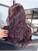 ロング美髪韓国ヘアくびれヘア顔周りレイヤー_ba494851