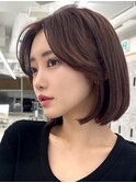 韓国ボブ/レイヤーボブ/くびれボブ/小顔カット/イメチェン