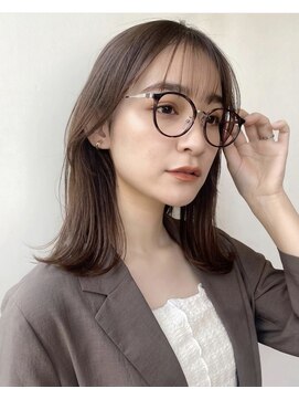 ガーデン 銀座(GARDEN) イメチェン ホワイトブロンド 外ハネボブ 美髪 ワイドバング