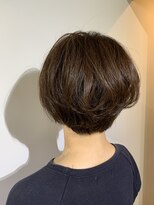 ピアーネ 三宮トアロード店(PIANE)&nbsp;大人ショート×簡単スタイリング　30代/40代　ココアベージュ