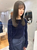 ラブハーツアンドビー 梅田EST(luve heart's And Be) オリーブグレージュ×レイヤーカット