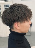 ツイストスパイラルパーマツイストパーマメンズマッシュパーマ