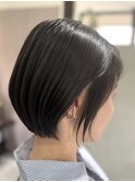 【大人ショート】知的さと色気をまとう、艶ショートボブ☆