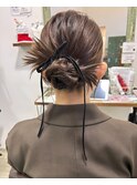お呼ばれヘアセット