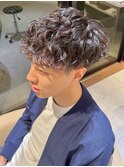 大人パーマ縦落ちパーマ大人ショート 【外苑前KIND】