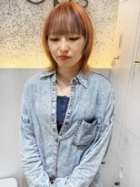 オプス 大名店(Ops)&nbsp;☆ペールオレンジ×フェイスフレーミングで旬顔に