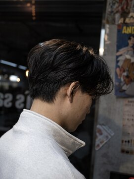 エクスプロア デザイン アクト 三鷹(EXPLORE DESIGN ACT.) メンズ刈り上げないで作るニュアンスパーマ　［三鷹/メンズ］