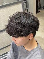 スイッチ(men's SWITCH) 大分県無造作シャドウパーマ刈り上げレイヤーショートツーブロ