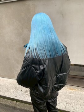 ペレ 原宿(PELE) ダブルカラー/ケアブリーチ/羽エクステ/原宿