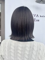 ディーヴァヘアーエズ(DIVA hair Eze) 外ハネボブ×暗髪グレージュ