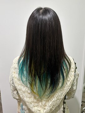 ルネラトーキョー(RUNERA TOKYO) レイヤーカット インナーカラー ケアブリーチ ダブルカラー