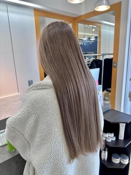 ユニ バイ マグ 長野店(Uni.by Mag) 透明感抜群♪ダブルカラーグレージュミルクティーベージュ
