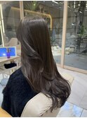 【橋本姫奈】レイヤーカットとオリーブベージュ
