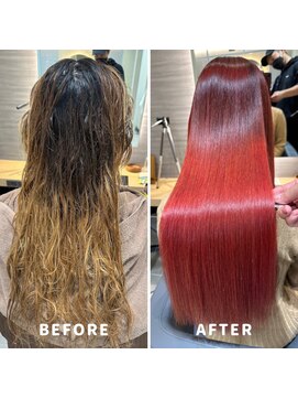 アース 渋谷店(HAIR&MAKE EARTH) 美髪ストレート