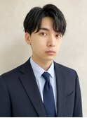 簡単スタイリングメンズパーマニュアンスパーマ大人ビジネス