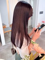 ミュラ(mulah)&nbsp;ボルドーカラーレッドブラウン＊艶髪ロングヘア暖色カラー