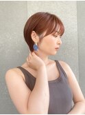 グレージュ/大人ショートヘア/ボブ/韓国/20代30代40代50代/立川