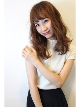 ラウンジ モリオ イケブクロ(Lounge MORIO Ikebukuro) 【morio池袋】波ウェーブセミロング