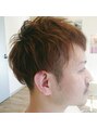 モノンクル(Mononcle)&nbsp;明るめのカラ－のツーブロック、メンズカットもお任せ下さい。