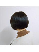 ラ ブランシュ 大宮(La Blanche)&nbsp;大宮/マロンベージュ/Aラインボブ/かき上げ/ニュアンスマッシュ