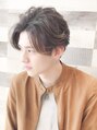 リープアルケー ヘアアンドヘッドスパ 錦糸町北口店(leap arche Hair&head spa) かき上げ前髪カジュアルショート 流行りのトランクスヘア