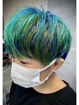 キャラ シャローネ 池袋(Chara Chalone) 資生堂カラーミューズを使ったスタイル/ショート/ハイライト