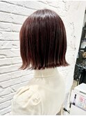 切りっぱなしボブ