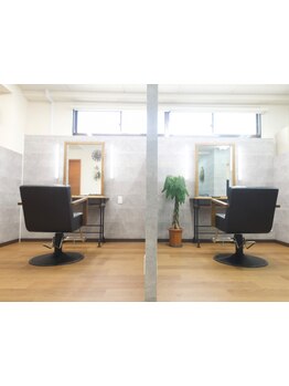 【半個室プライベート空間サロン】周りを気にせずに自分だけの至福タイムをお過ごしいただけます◇