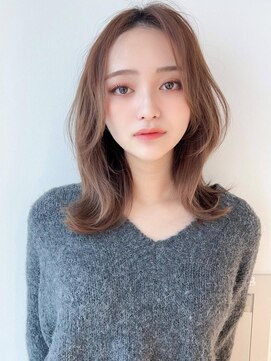 アグ ヘアー ティサーク 調布店(Agu hair ttysark) 《Agu hair》柔らかミントアッシュ×レイヤーセミ