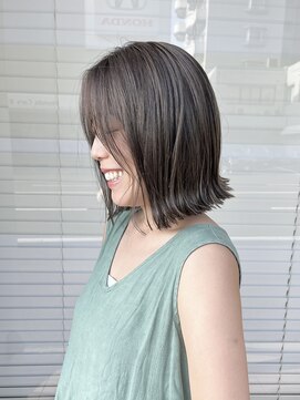 センカンドハウス(hair studio 2nd House) ブリーチあり、ダークグレー
