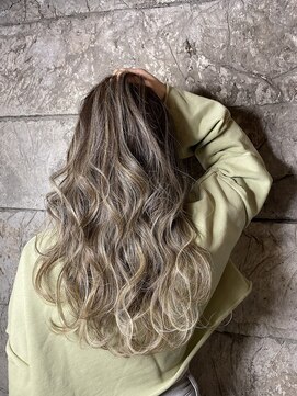 アルカンシエル(Arc-en-ciel) バレイヤージュ/グレージュ/海外風トレンドカラー