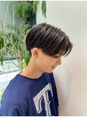 メンズ 刈り上げ センターパート