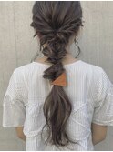 ロング編みおろし＊/ねじり編み/波ウェーブ/くるりんぱ/おくれ毛