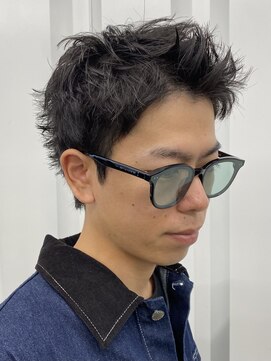 ココ 本八幡(KOKO) □カルマパーマ#ベリーショート#ウルフ＃アッシュブラック