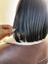 アチーブ ヘア デザイン(achieve hair design) 切りっぱなしボブ オリーブグレージュ