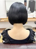 くびレイヤーグレーベージュニュアンスカラー白髪染め白髪ぼかし