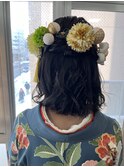 袴×ヘアアレンジ