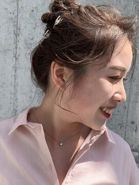 カールム(carlm) 【天神・今泉美容室ｃａｒｌｍ】　おだんごアレンジ