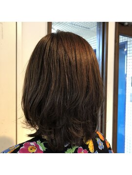 ジャストヘア ラポール 北久里浜店(just hair RAPPOR) 【根岸真奈美】ミディアムレイヤー/レイヤーウルフ/外はね