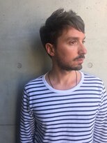 ロッサ(ROSSA)&nbsp;メンズカット/ツーブロック/ダークアッシュ/ベリーショート