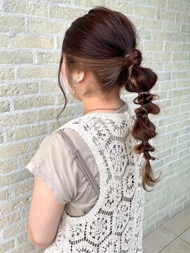 トップヘアーラウンジ 知立(TOP HAIR Lounge) ヘアアレンジ/インナーカラー/ニュアンスカラー