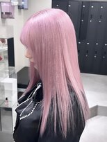 ベレーザ 渋谷(BELEZA)&nbsp;7435ベビーピンクハイライトバレイヤージュ艶髪ハイトーンカラー