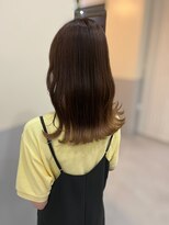 サボ(sabo) グラデーション/裾カラー/ベージュカラー